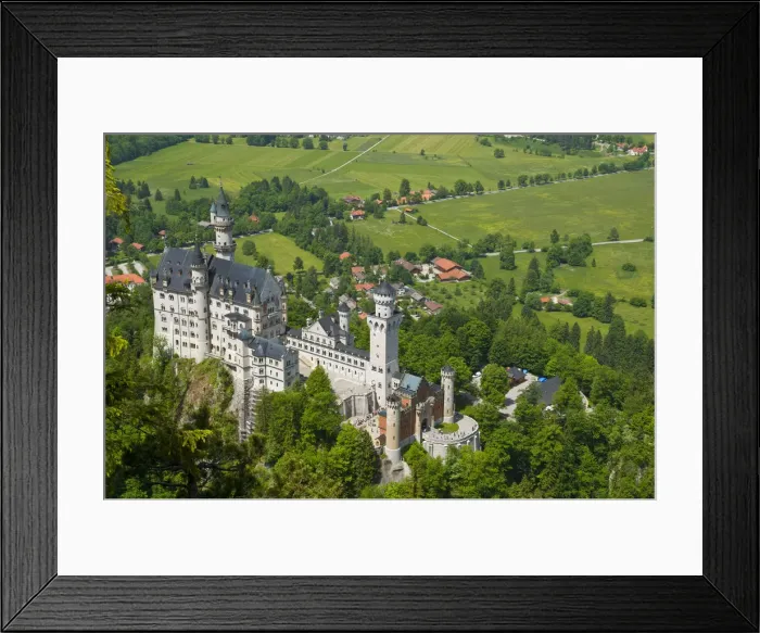 Framed Print : Germany, Bavaria (Bayern), Neuschwanstein Castle Framed Print : Germany, Bavaria (Bayern), Neuschwanstein Castle