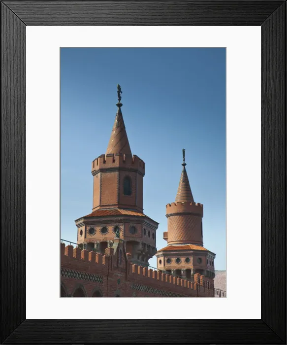 Framed Print : Oberbaumbrucke, Spree River, Berlin, Germany Framed Print : Oberbaumbrucke, Spree River, Berlin, Germany