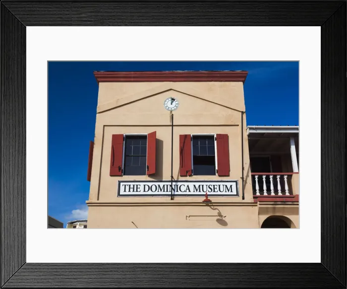 Framed Print : Dominica, Roseau, the Dominica Museum