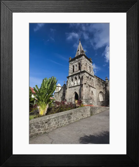 Framed Print : Dominica, Roseau, St. Patricks Catholic Cathedral