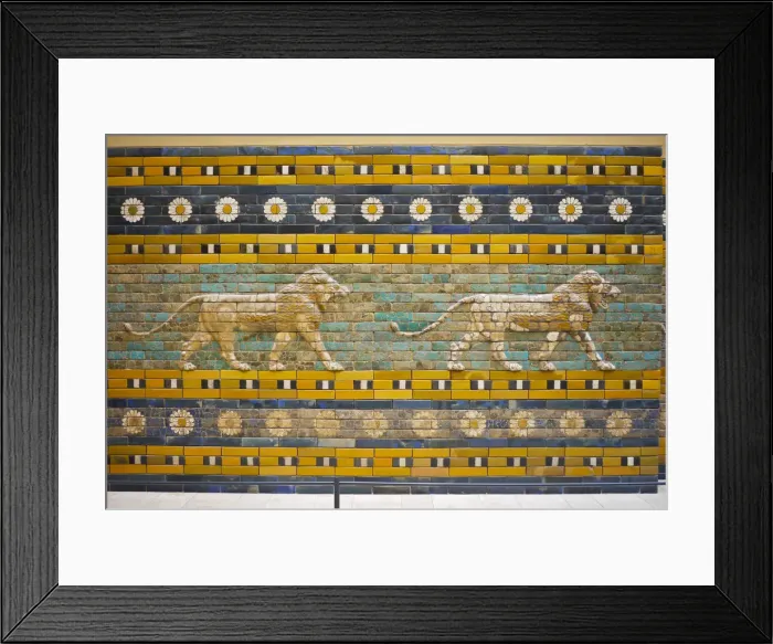Framed Print : Processional Way from Babylon, Pergamon Museum, Berlin, Germany Framed Print : Processional Way from Babylon, Pergamon Museum, Berlin, Germany