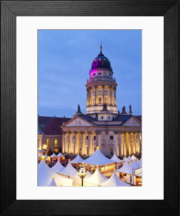 Framed Print : Germany, Berlin, traditional Christmas Market at Gendarmenmarkt Framed Print : Germany, Berlin, traditional Christmas Market at Gendarmenmarkt