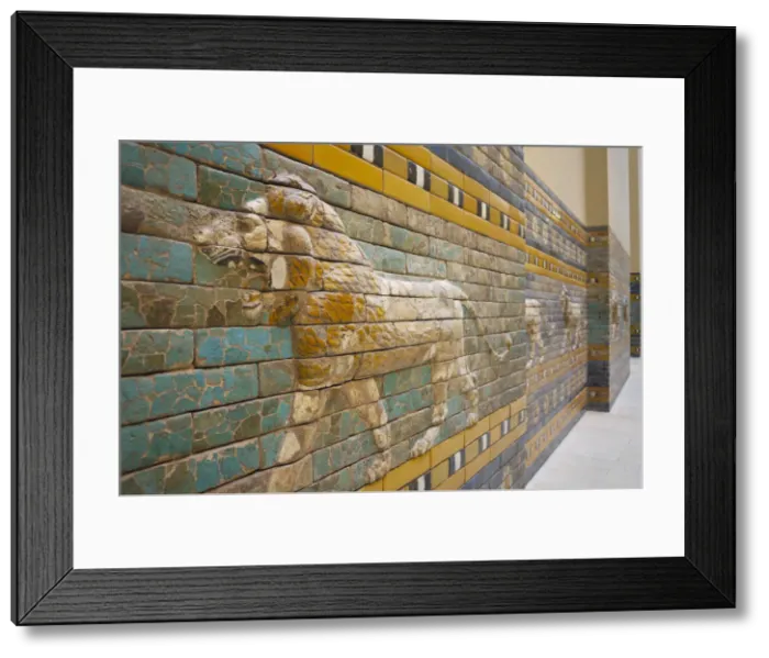 Framed Print : Processional Way from Babylon, Pergamon Museum, Berlin, Germany Framed Print : Processional Way from Babylon, Pergamon Museum, Berlin, Germany