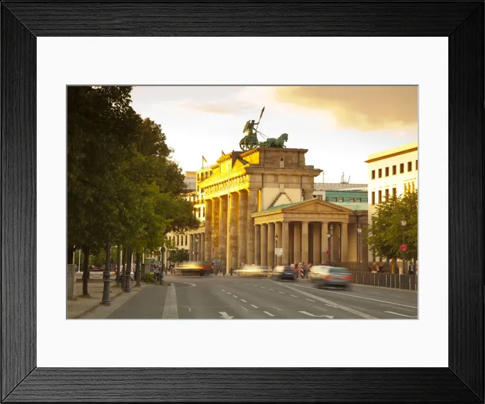 Framed Print : Brandenburg Gate, Platz des 18 Marz 1848, Berlin, Germany Framed Print : Brandenburg Gate, Platz des 18 Marz 1848, Berlin, Germany