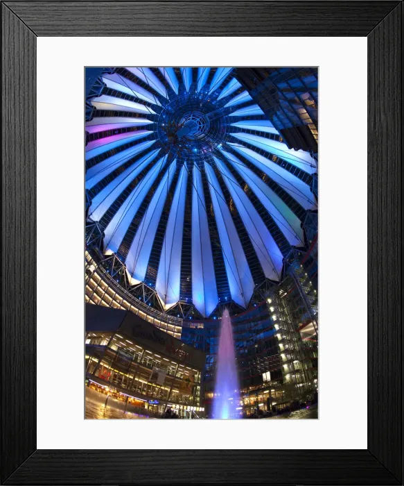 Framed Print : Sony Center, Potsdammer Platz, Berlin, Germany