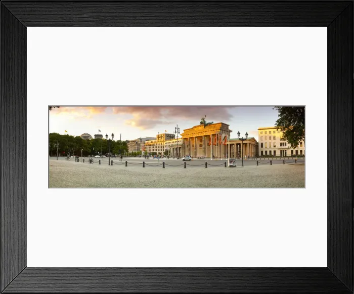 Framed Print : Brandenburg Gate, Platz des 18 Marz 1848, Berlin, Germany