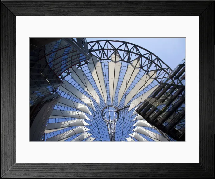 Framed Print : Sony Center, Potsdammer Platz, Berlin, Germany
