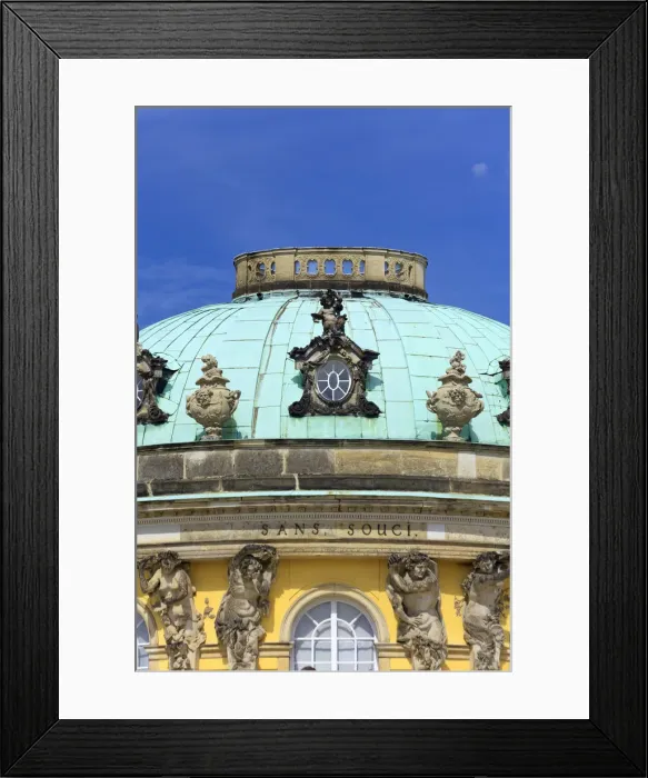 Framed Print : Germany, Berlin, Potsdam, Sanssouci Palace (Schloss Sansouci) Framed Print : Germany, Berlin, Potsdam, Sanssouci Palace (Schloss Sansouci)