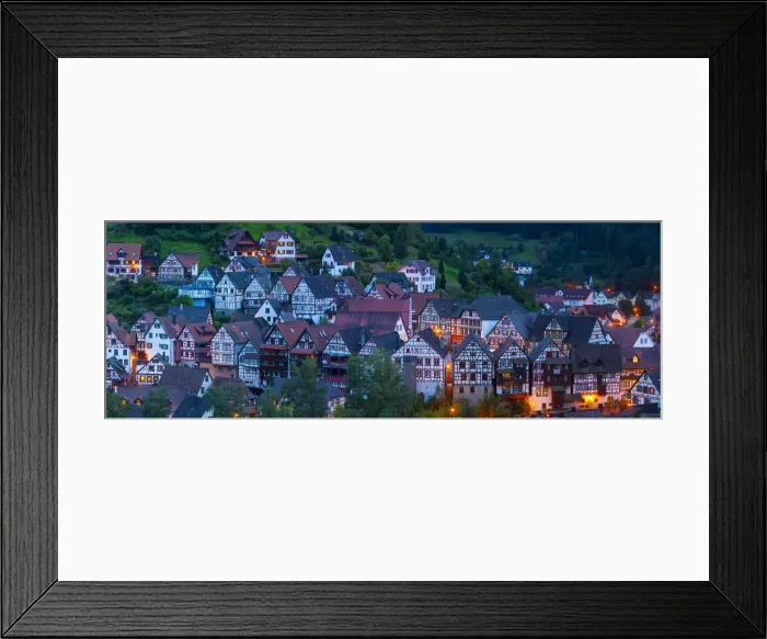 Framed Print : Traditional Half Timbered buildings in Schiltachs Medieval Altstad (Old Town) Framed Print : Traditional Half Timbered buildings in Schiltachs Medieval Altstad (Old Town)
