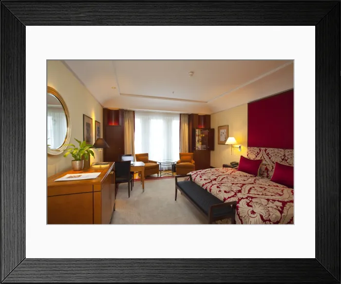 Framed Print : Deluxe room in the Hotel Adlon, Unter den Linden, Berlin, Germany Framed Print : Deluxe room in the Hotel Adlon, Unter den Linden, Berlin, Germany