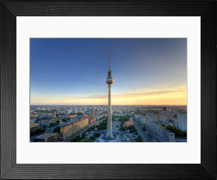 Framed Print : Germany, Berlin, Alexanderplatz, TV Tower (Fernsehturm) Framed Print : Germany, Berlin, Alexanderplatz, TV Tower (Fernsehturm)
