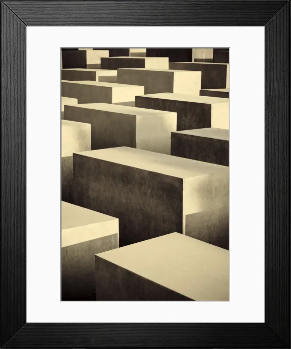 Framed Print : Germany, Berlin, Mitte, Holocaust Memorial (Denkmal fur die ermordeten Juden Europas) Framed Print : Germany, Berlin, Mitte, Holocaust Memorial (Denkmal fur die ermordeten Juden Europas)