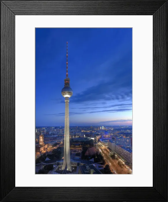 Framed Print : Germany, Berlin, Alexanderplatz, TV Tower (Fernsehturm) Framed Print : Germany, Berlin, Alexanderplatz, TV Tower (Fernsehturm)