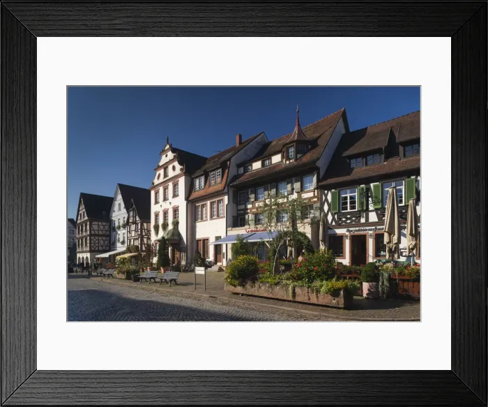 Framed Print : Germany, Baden-Wurttemburg, Black Forest, Gengenbach, town buildings Framed Print : Germany, Baden-Wurttemburg, Black Forest, Gengenbach, town buildings