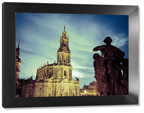 Germany, Saxony, Dresden, Old Town, Hofkirche