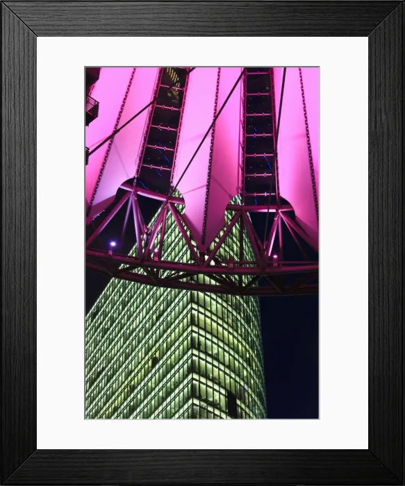 Framed Print : Germany, Berlin, Potsdamer Platz, Sony Center, detail of glass-tent roof Framed Print : Germany, Berlin, Potsdamer Platz, Sony Center, detail of glass-tent roof