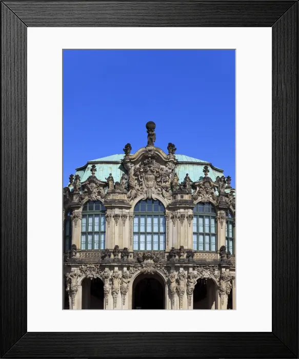 Framed Print : Germany, Saxony, Dresden, Zwinger Fortress Framed Print : Germany, Saxony, Dresden, Zwinger Fortress