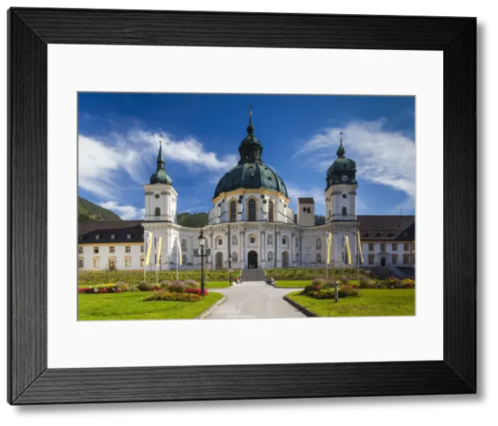 Framed Print : Germany, Bavaria, Ettal, Kloster Ettal monastery, exterior