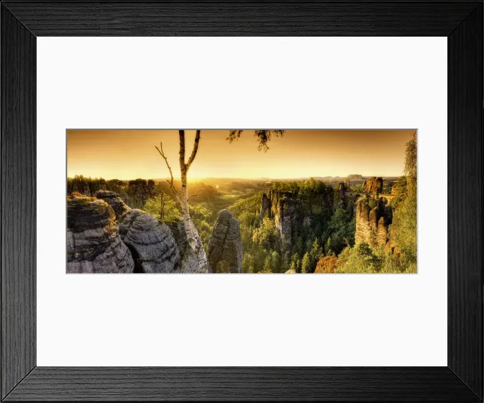 Framed Print : Germany, Saxony, Dresden, Saxon Switzerland National Park (Sachsische schweiz), Bastei Framed Print : Germany, Saxony, Dresden, Saxon Switzerland National Park (Sachsische schweiz), Bastei