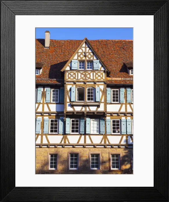 Framed Print : Half Timbered House in the Medieval Cistercian monastery (Kloster Maulbronn) listed Framed Print : Half Timbered House in the Medieval Cistercian monastery (Kloster Maulbronn) listed