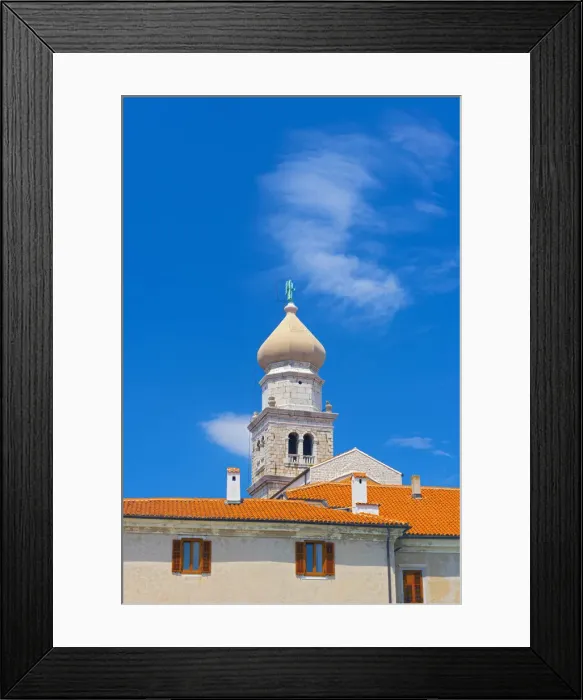 Framed Print : Croatia, Krk Island, Krk Town Framed Print : Croatia, Krk Island, Krk Town