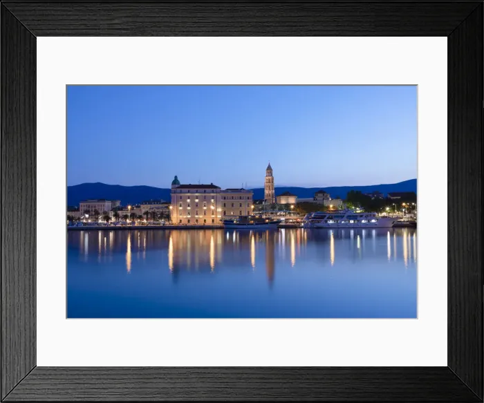 Framed Print : Split Harbour with Cathedral of Saint Domnius, Split, Dalmatian Coast, Croatia, Europe Framed Print : Split Harbour with Cathedral of Saint Domnius, Split, Dalmatian Coast, Croatia, Europe