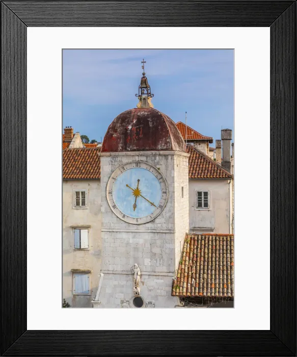 Framed Print : Loggia and Clock Tower, Trogir, Dalmatian Coast, Croatia, Europe Framed Print : Loggia and Clock Tower, Trogir, Dalmatian Coast, Croatia, Europe