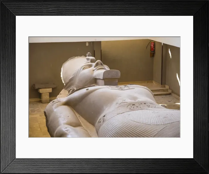 Framed Print : Statue of Ramses II, Memphis (capital of Ancient Egypt), Nr. Cairo, Egypt Framed Print : Statue of Ramses II, Memphis (capital of Ancient Egypt), Nr. Cairo, Egypt