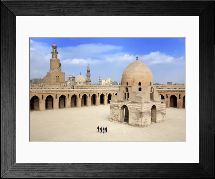 Framed Print : Ibn Tulun mosque (879), Cairo, Egypt Framed Print : Ibn Tulun mosque (879), Cairo, Egypt
