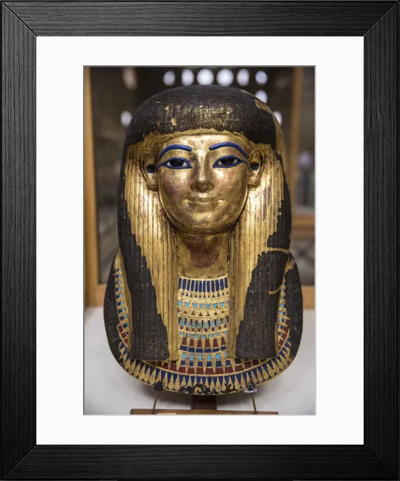 Framed Print : Mask of Yuya (18th Dynasty), Egyptian Museum, Cairo, Egypt Framed Print : Mask of Yuya (18th Dynasty), Egyptian Museum, Cairo, Egypt