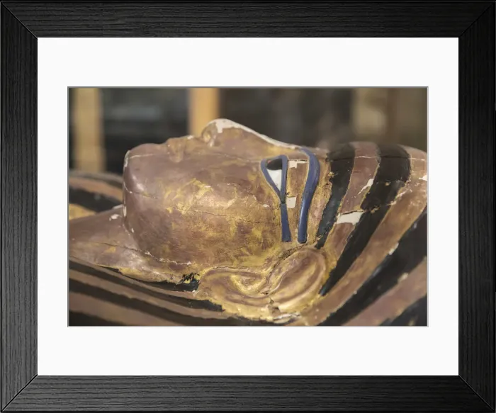 Framed Print : Coffin of Yuya (18th Dynasty), Egyptian Museum, Cairo, Egypt
