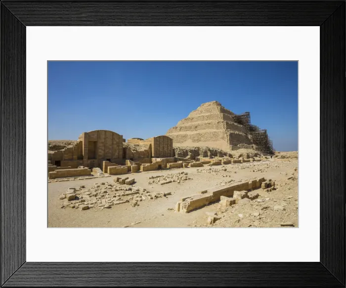 Framed Print : Step Pyramid of Djoser (the oldest Pyramid in Egypt, 2600bc), Saqqara, Nr Cairo, Egypt Framed Print : Step Pyramid of Djoser (the oldest Pyramid in Egypt, 2600bc), Saqqara, Nr Cairo, Egypt