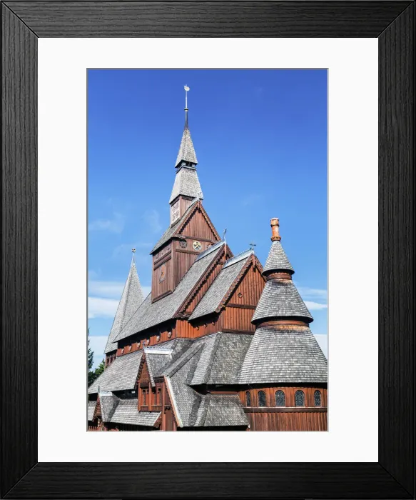 Framed Print : Gustav Adolf Stave Church, Hahnenklee, Goslar, Harz mountain, Lower Saxony, Germany Framed Print : Gustav Adolf Stave Church, Hahnenklee, Goslar, Harz mountain, Lower Saxony, Germany