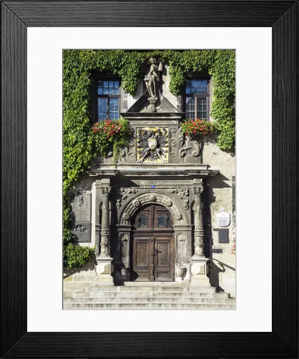 Framed Print : Market Square, Quedlinburg, UNESCO World Heritage Site, Harz, Saxony-Anhalt, Germany Framed Print : Market Square, Quedlinburg, UNESCO World Heritage Site, Harz, Saxony-Anhalt, Germany