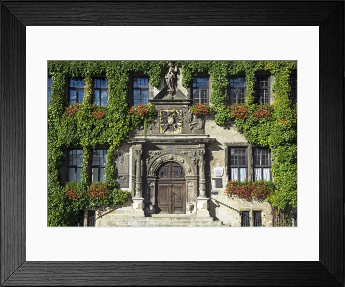 Framed Print : Market Square, Quedlinburg, UNESCO World Heritage Site, Harz, Saxony-Anhalt, Germany Framed Print : Market Square, Quedlinburg, UNESCO World Heritage Site, Harz, Saxony-Anhalt, Germany
