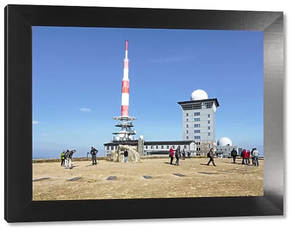 Weather station on Mt. Brocken in the Harz mountains, Saxony-Anhalt, Germany