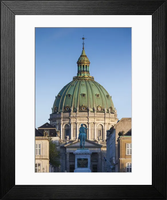 Framed Print : Denmark, Zealand, Copenhagen, Marmorkirken Church, exterior Framed Print : Denmark, Zealand, Copenhagen, Marmorkirken Church, exterior