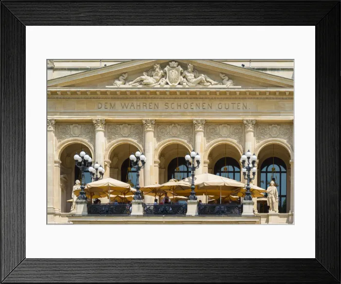 Framed Print : Germany, Hessen, Frankfurt Am Main, Alte Oper (Old Opera House) Framed Print : Germany, Hessen, Frankfurt Am Main, Alte Oper (Old Opera House)
