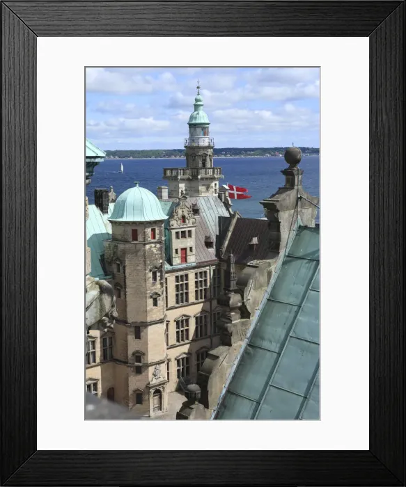 Framed Print : Kronborg palace (Hamlets Elsinore Castle), Helsingor, Zealand, Denmark