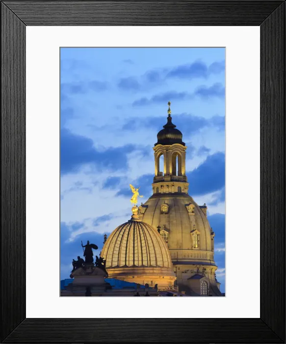Framed Print : Germany, Saxony, Dresden, Elbe River and Old town skyline Framed Print : Germany, Saxony, Dresden, Elbe River and Old town skyline