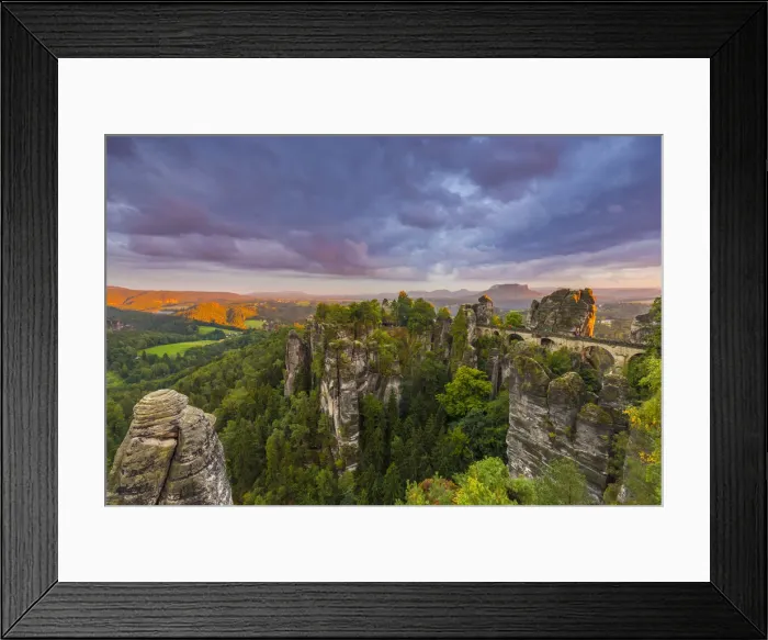 Framed Print : Bastei Bridge, Bastei, Saxon Switzerland National Park, Saxony, Germany Framed Print : Bastei Bridge, Bastei, Saxon Switzerland National Park, Saxony, Germany