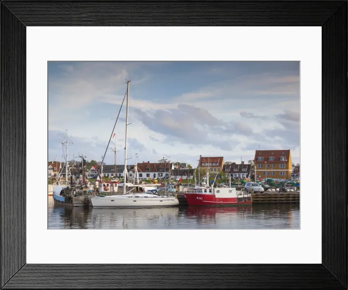 Framed Print : Denmark, Zealand, Gilleleje, fishing fleet Framed Print : Denmark, Zealand, Gilleleje, fishing fleet