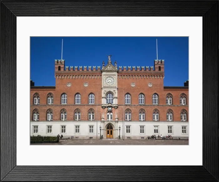 Framed Print : Denmark, Funen, Odense, Town Hall Framed Print : Denmark, Funen, Odense, Town Hall