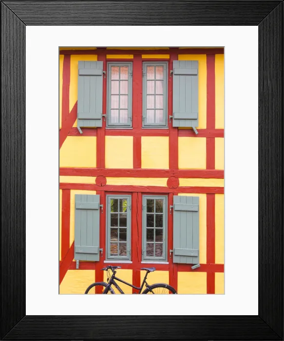 Framed Print : Denmark, Funen, Svendborg, town buildings Framed Print : Denmark, Funen, Svendborg, town buildings
