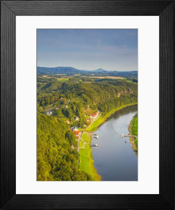 Framed Print : Elbe River at Bastei, Saxon Switzerland National Park, Saxony, Germany Framed Print : Elbe River at Bastei, Saxon Switzerland National Park, Saxony, Germany