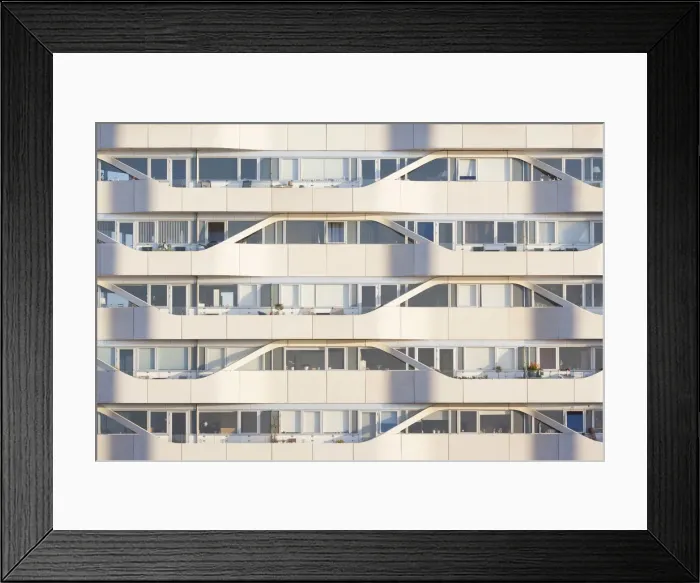 Framed Print : Denmark, Jutland, Aarhus, new waterfront marina housing area Framed Print : Denmark, Jutland, Aarhus, new waterfront marina housing area