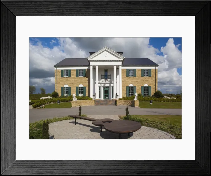 Framed Print : Denmark, Jutland, Randers, Graceland Randers, replica of Graceland home of singer Framed Print : Denmark, Jutland, Randers, Graceland Randers, replica of Graceland home of singer