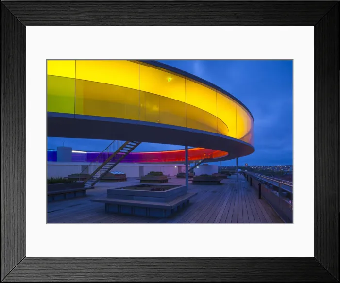 Framed Print : Denmark, Jutland, Aarhus, ARoS Aarhus Kunstmuseum, art museum, Your Rainbow Panorama Framed Print : Denmark, Jutland, Aarhus, ARoS Aarhus Kunstmuseum, art museum, Your Rainbow Panorama