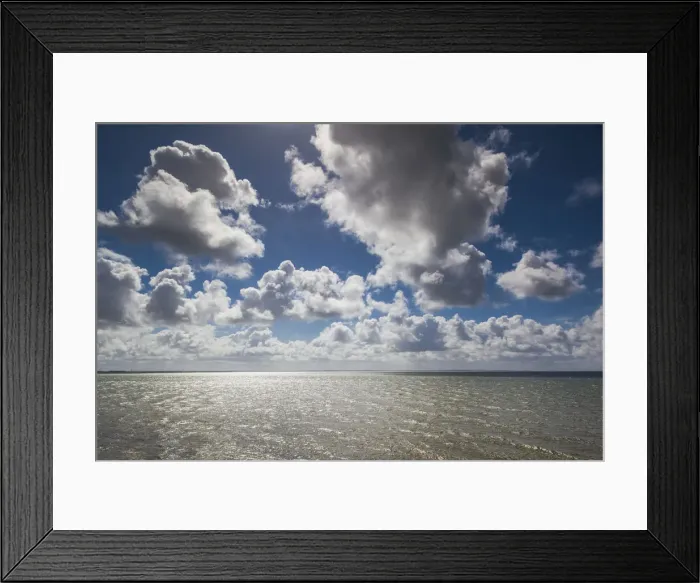 Framed Print : Denmark, Jutland, Oslos, Limfjorden landscape