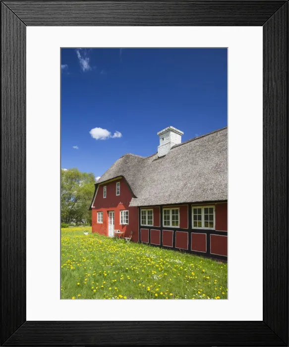 Framed Print : Denmark, Jutland, Hobro, farm buildings Framed Print : Denmark, Jutland, Hobro, farm buildings